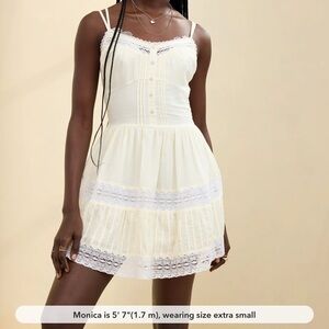 Aerie button up mini dress